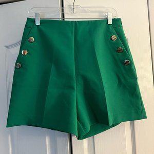Green Zara Shorts